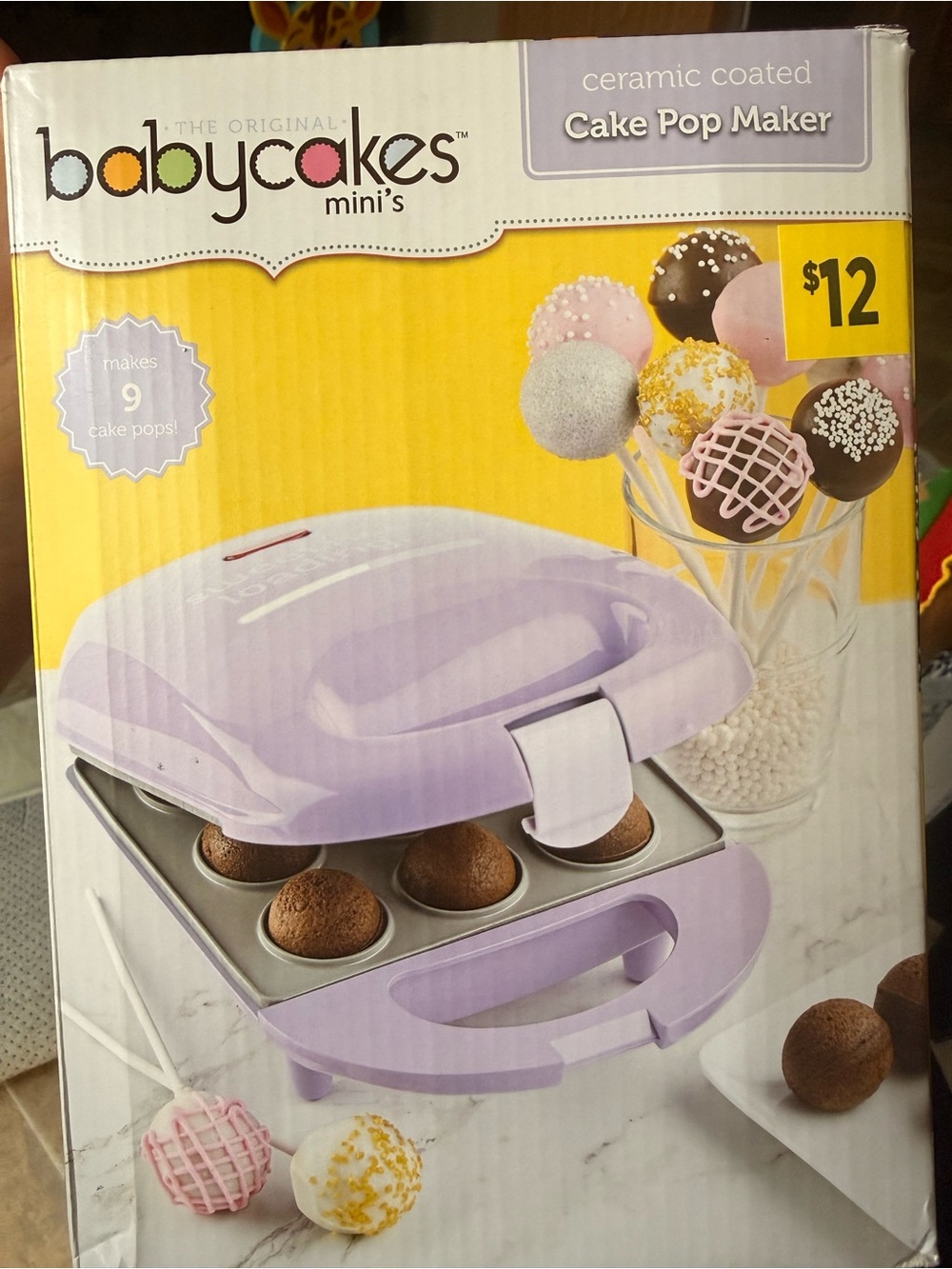Babycakes Mini Ceramic Coated Cake Pop Maker - Lavender